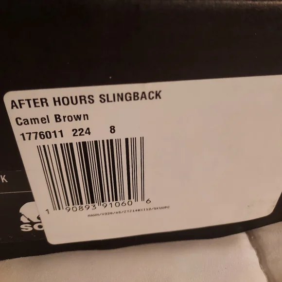 EUC Sorel After Hours slingbacks, camel, size 8 - Picture 5 of 9